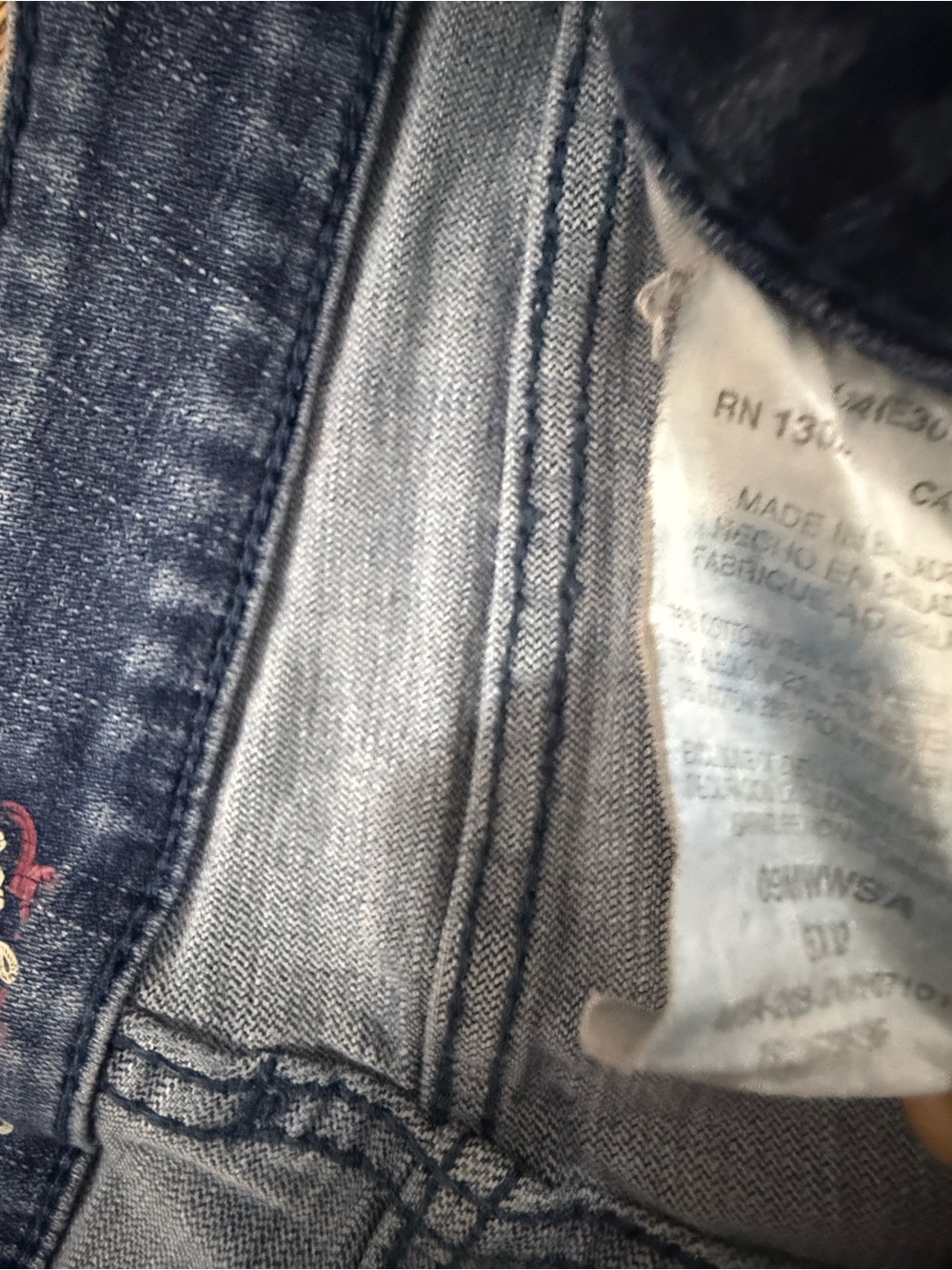 Wrangler Jeans Denim 26x32 Wide Leg - Picture 3 of 8